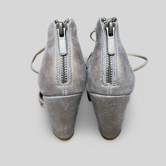 Eileen Fisher Metallic Heels - Picture 3 of 5